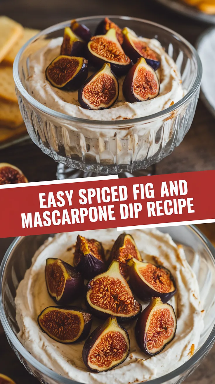 Spiced Fig and Mascarpone Dip