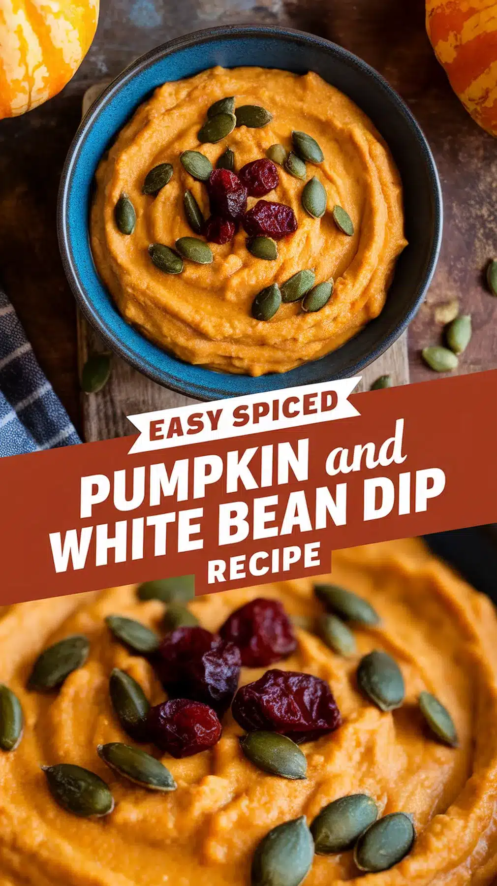 Spiced Pumpkin and White Bean Dip

