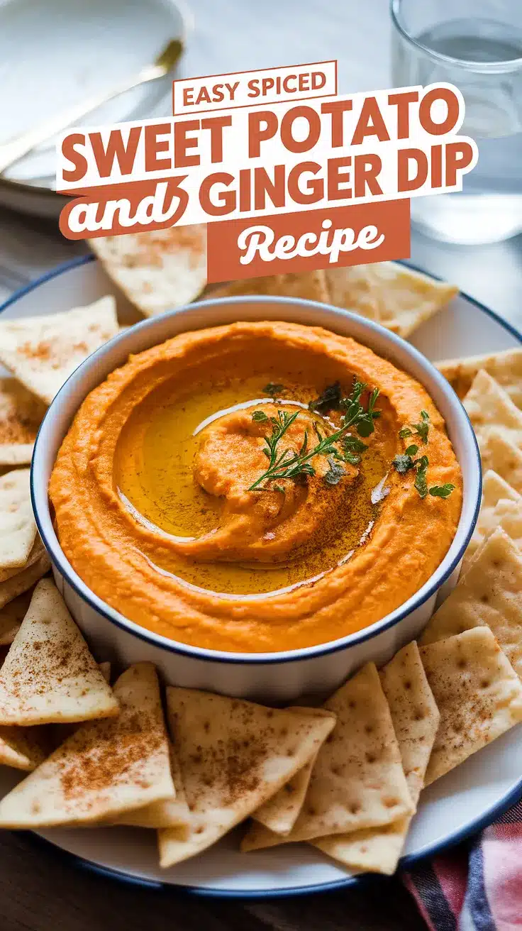 Spiced Sweet Potato and Ginger Dip