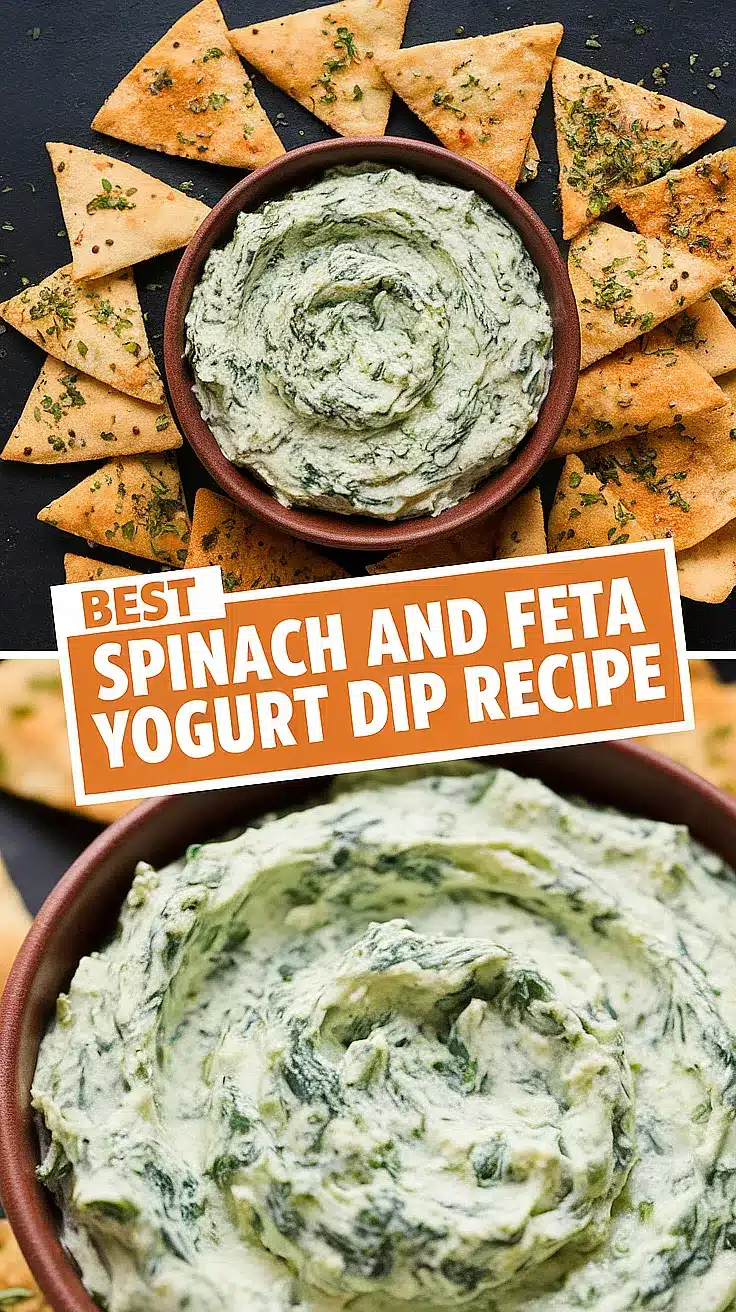 Spinach and Feta Yogurt Dip