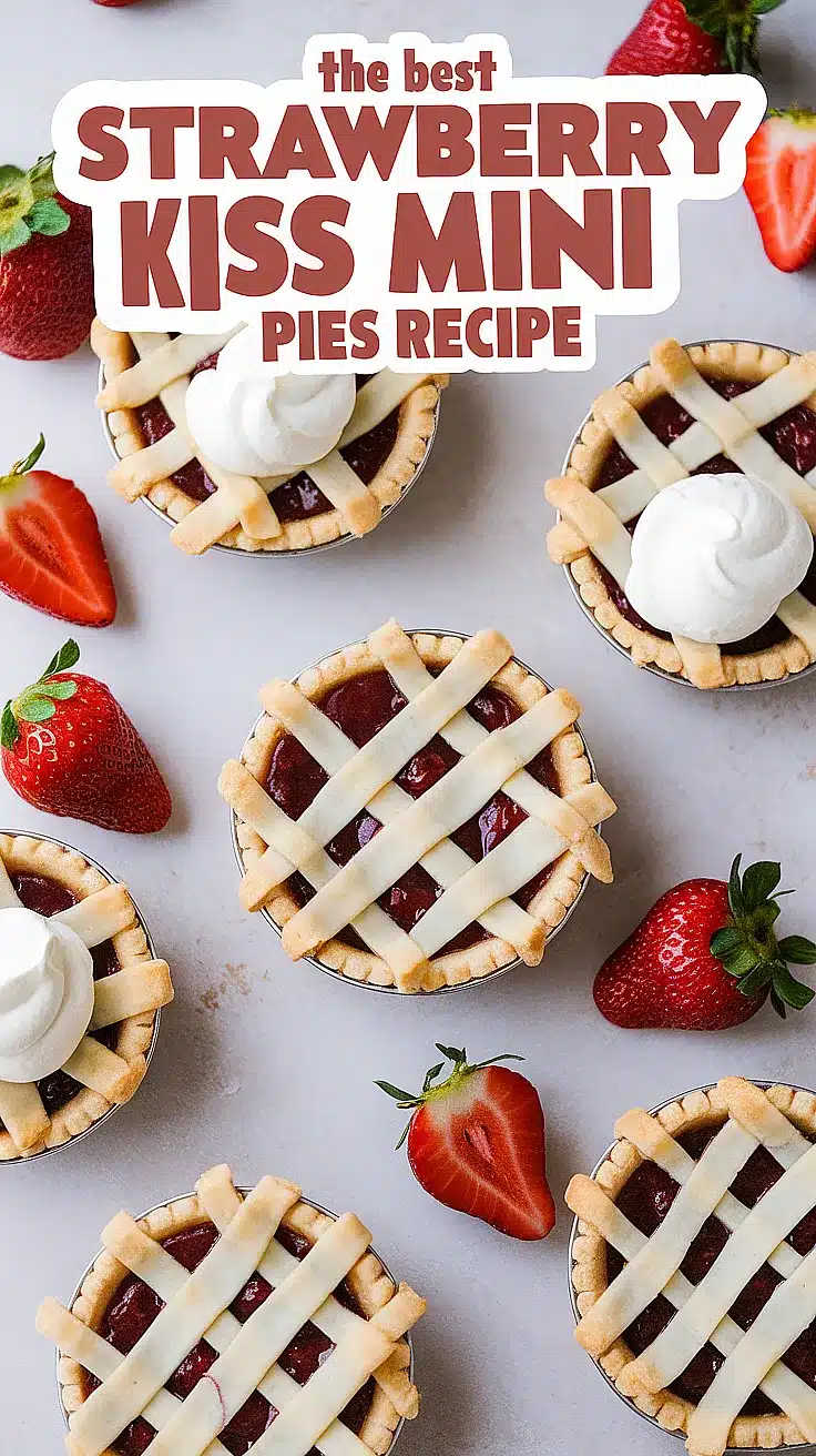 Strawberry Kiss Mini Pies