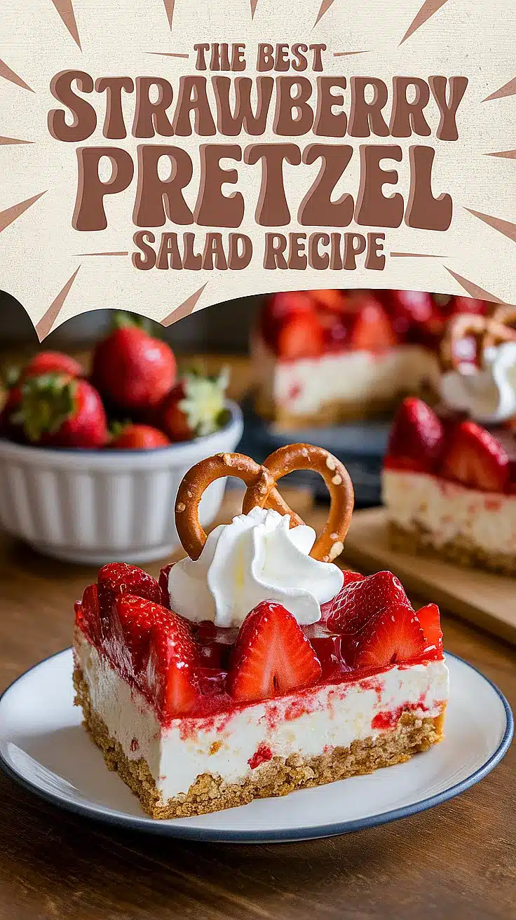 Strawberry Pretzel Salad