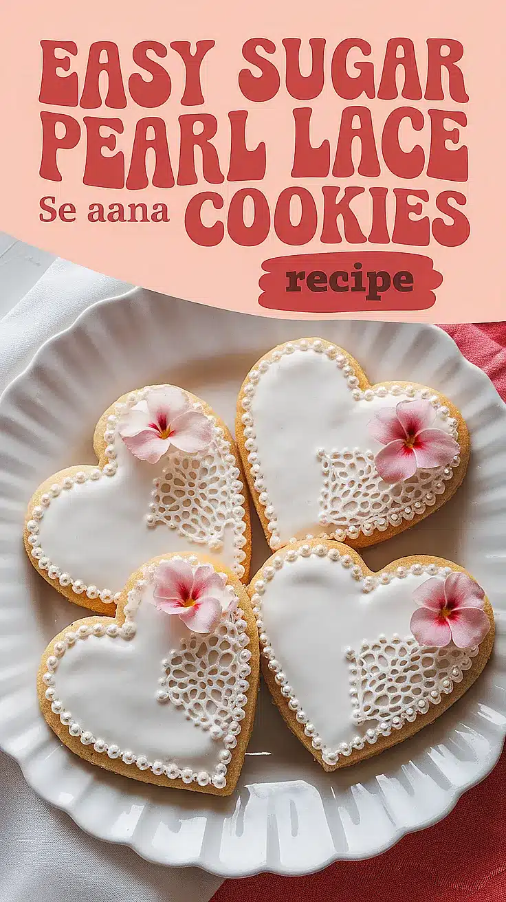 Sugar Pearl Lace Cookies