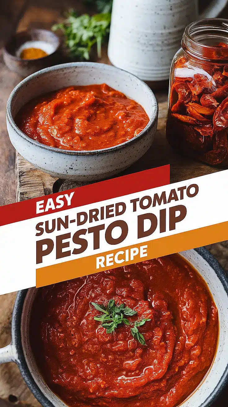 Sun-Dried Tomato Pesto Dip