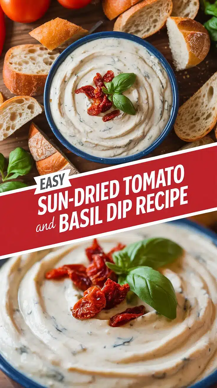 Sun-Dried Tomato and Basil Dip