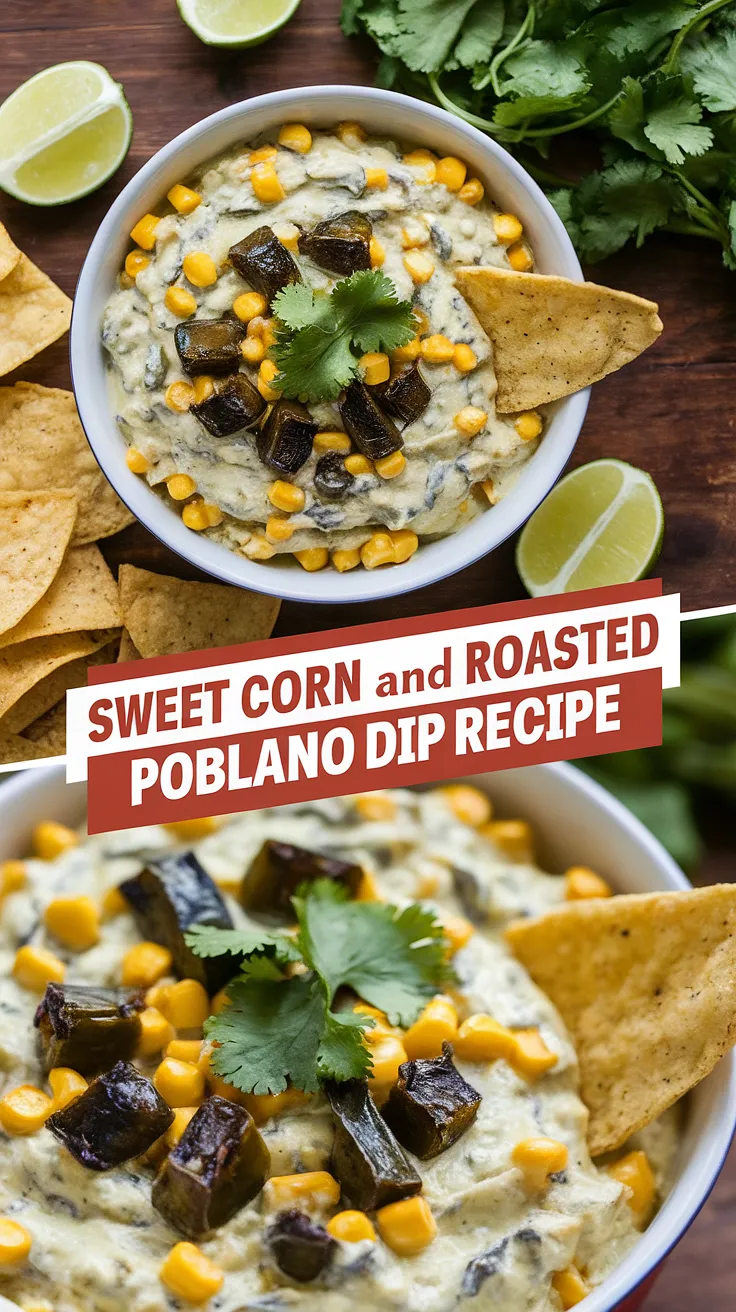 Sweet Corn and Roasted Poblano Dip