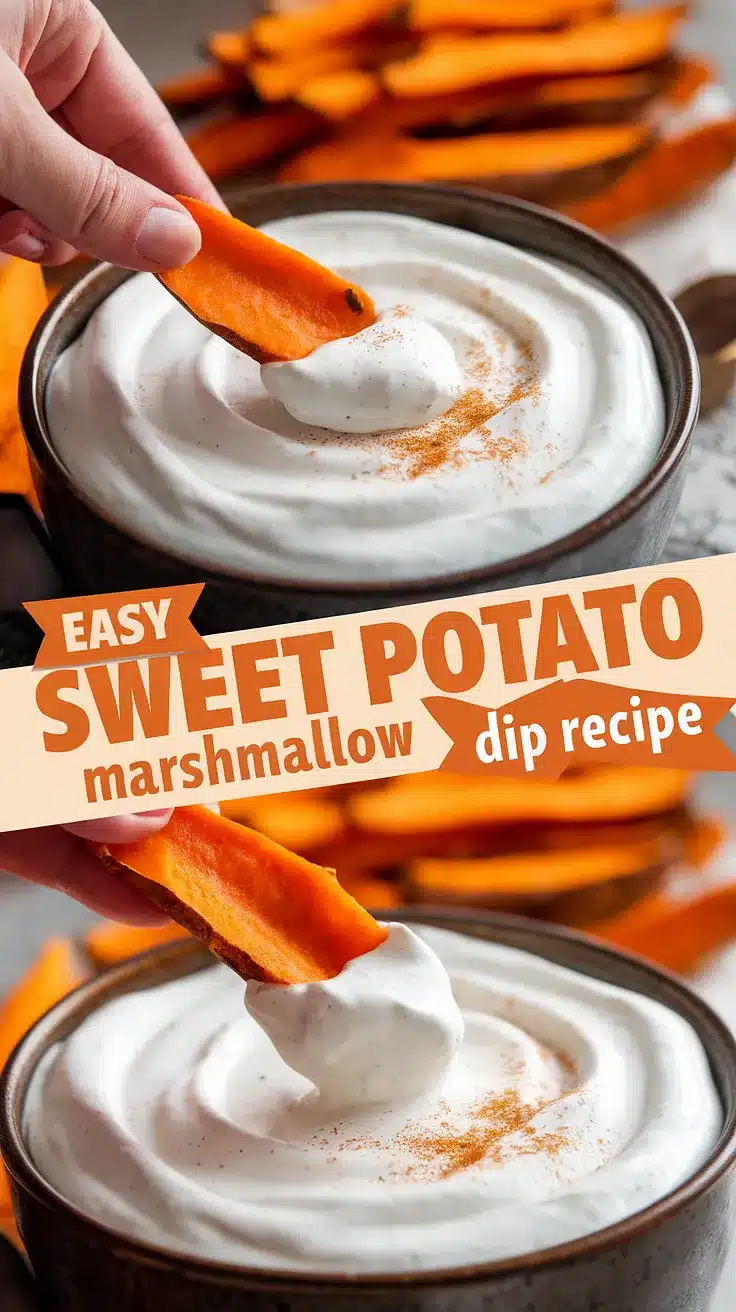 Sweet Potato Marshmallow Dip (Thanksgiving or Christmas)