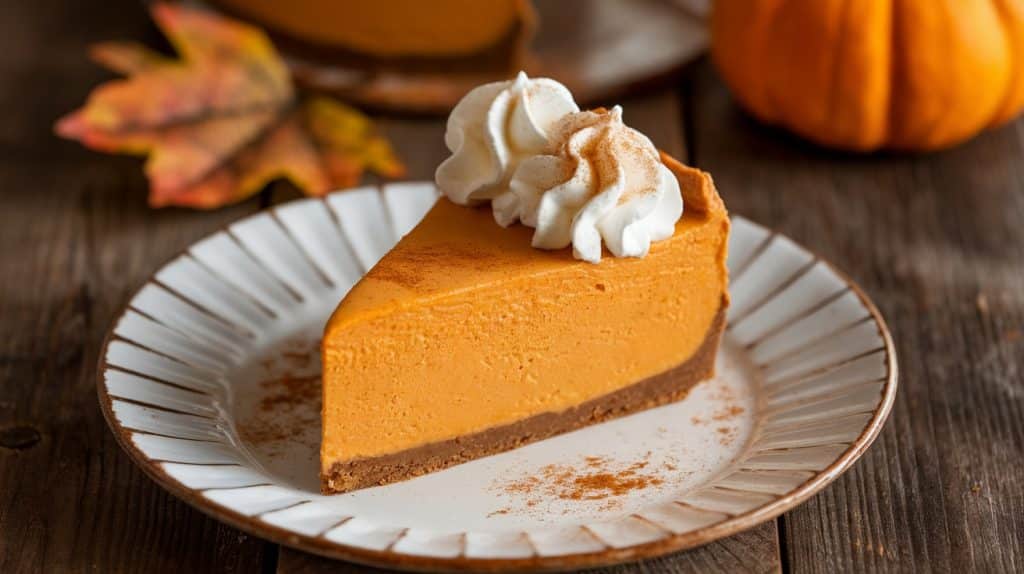 No Bake Pumpkin Cheesecake