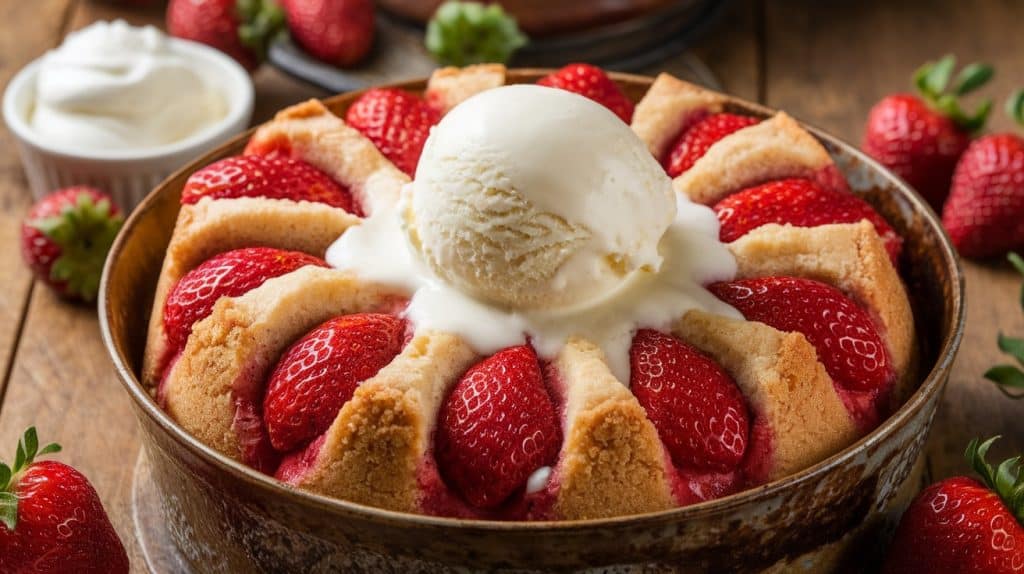 Strawberry Dump Cake