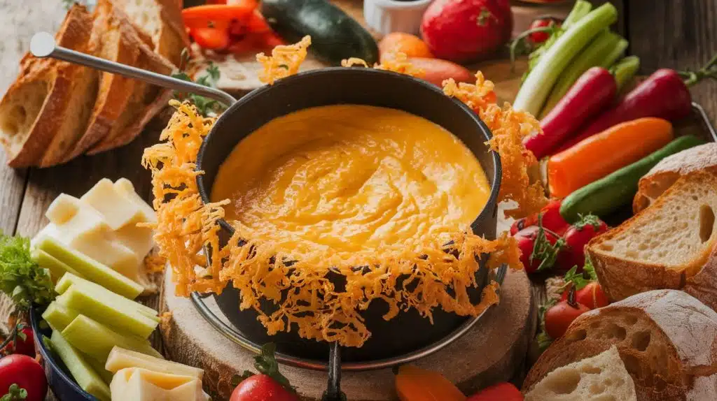 Beer-Battered Cheese Fondue Dip