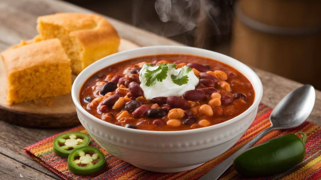 Three-Bean Chili Recipe