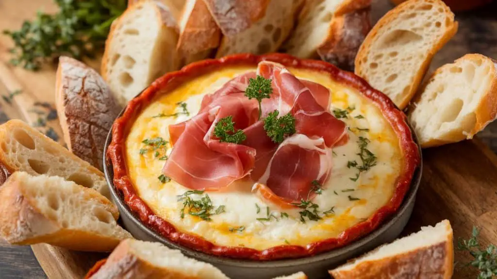 Hot Prosciutto and Provolone Dip