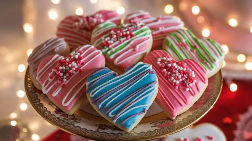 Candy-Coated Sweetheart Cookies