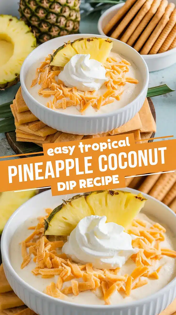 Tropical Pineapple Coconut Dip