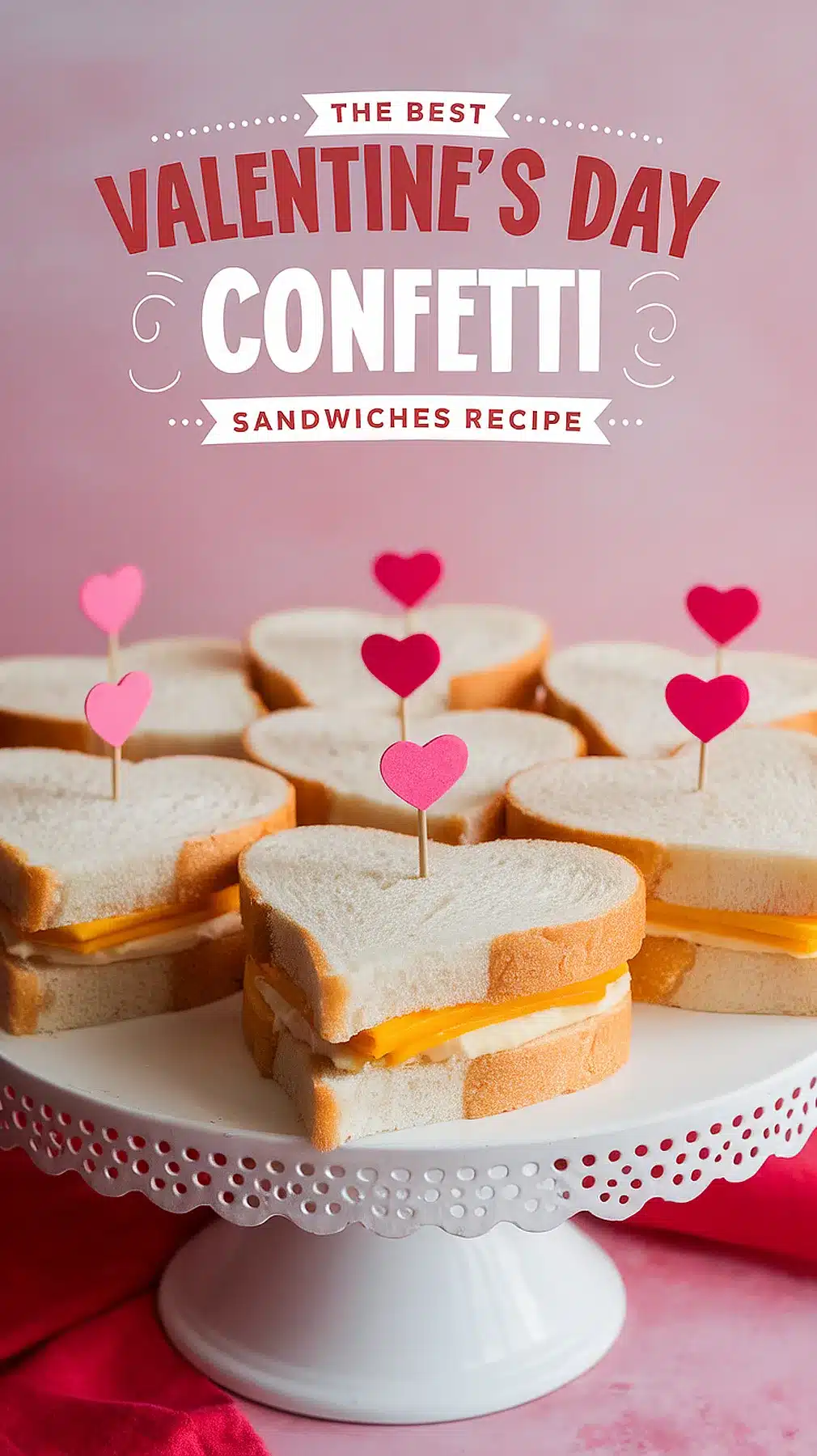 Valentine’s Day Confetti Sandwiches