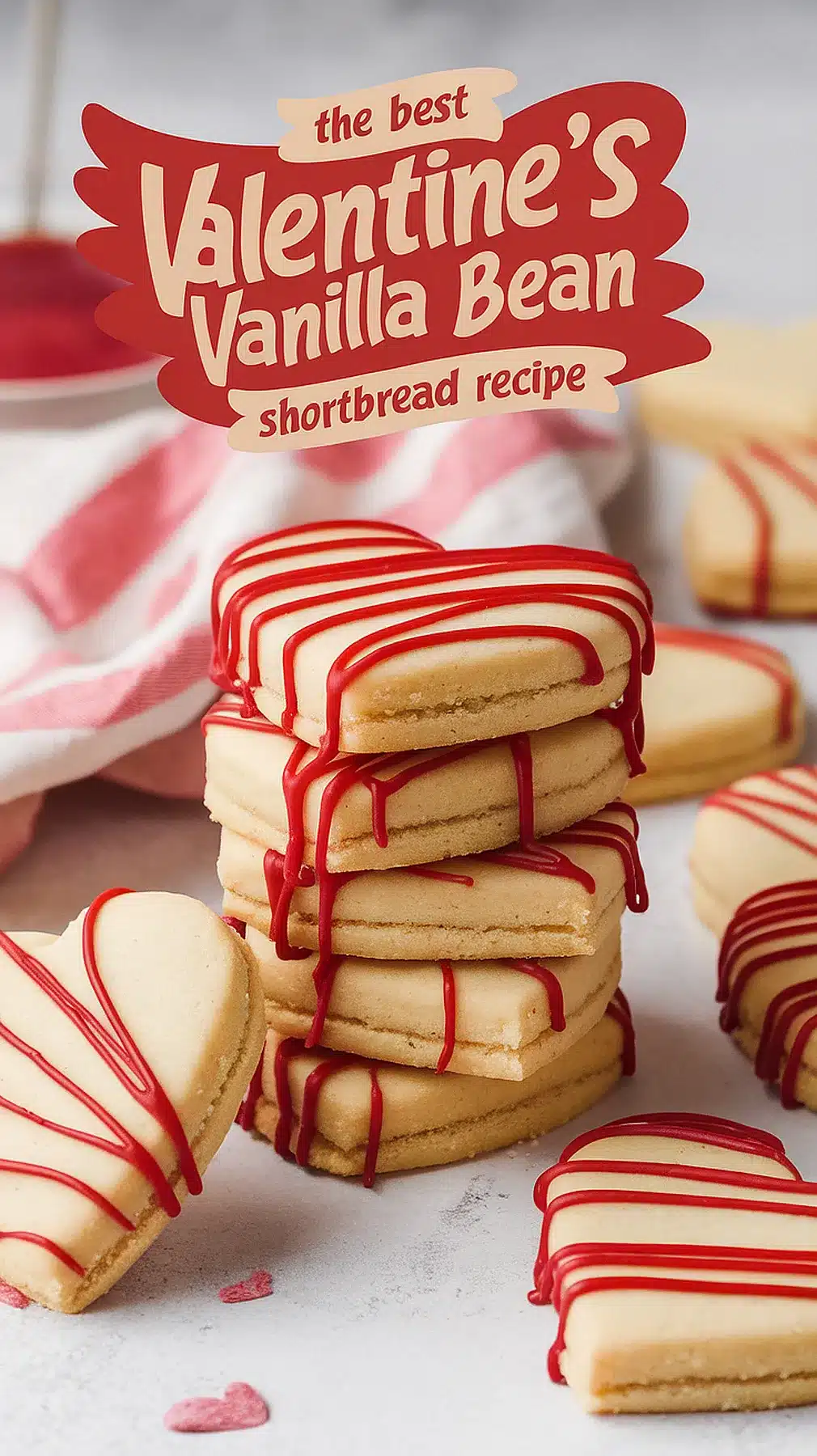 Valentine’s Vanilla Bean Shortbread