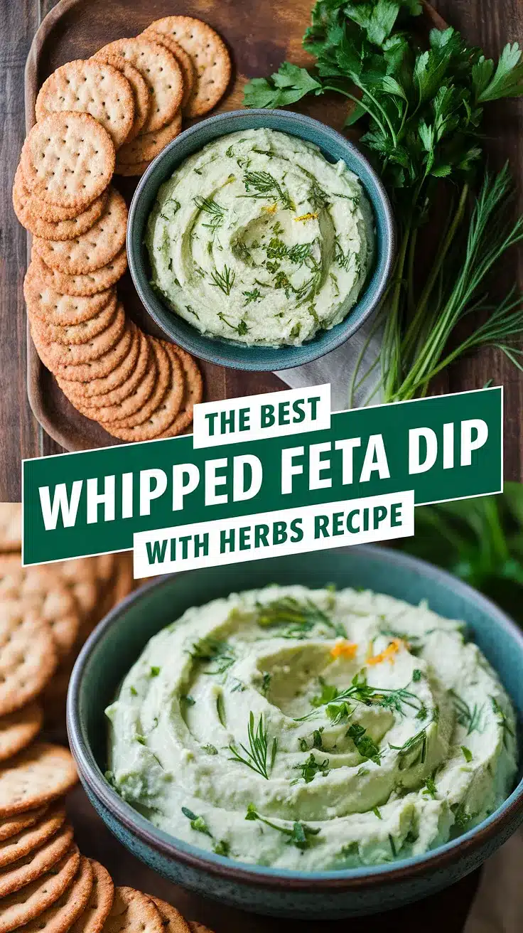 Whipped Feta Dip with Herbs