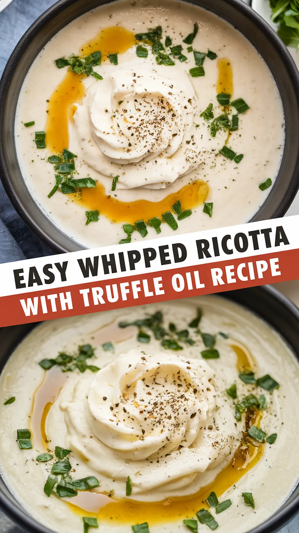 Whipped Ricotta with Truffle Oil