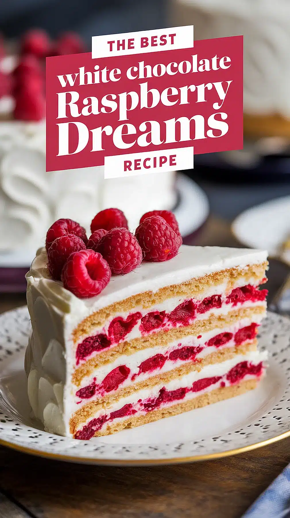 White Chocolate Raspberry Dreams