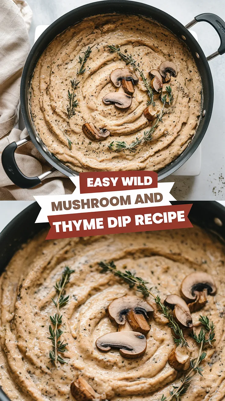 Wild Mushroom and Thyme Dip