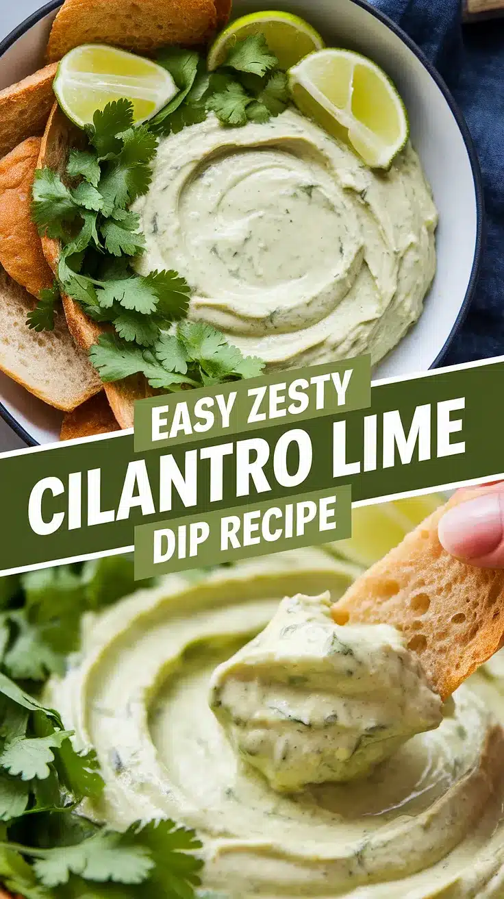 Zesty Cilantro Lime Dip