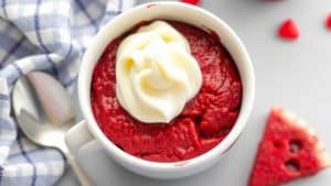 Red Velvet Mug Cake