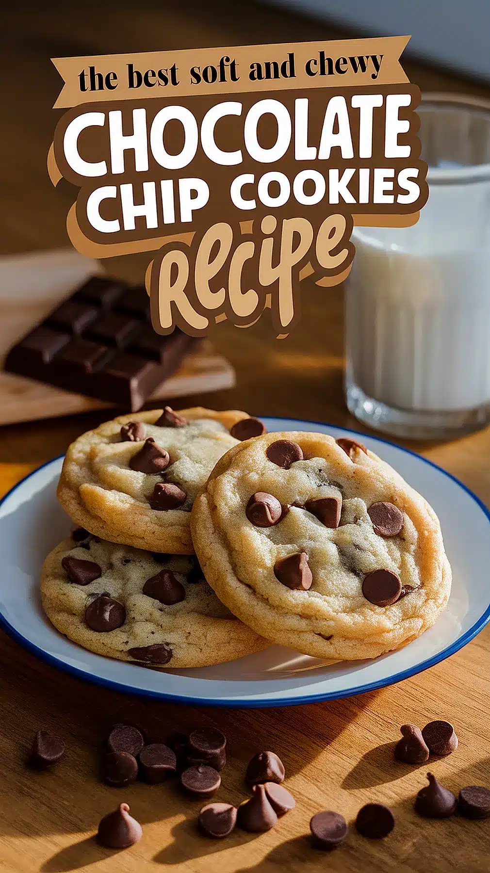 Soft and Chewy Chocolate Chip Cookies