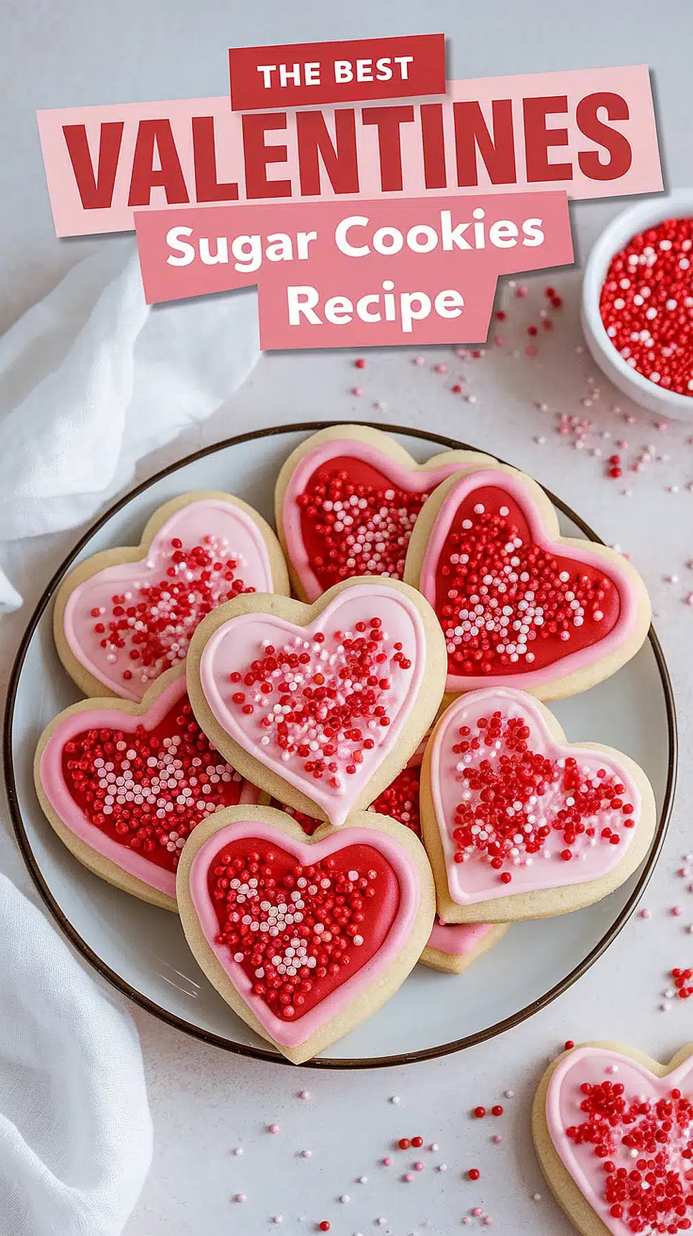 valentines sugar cookies