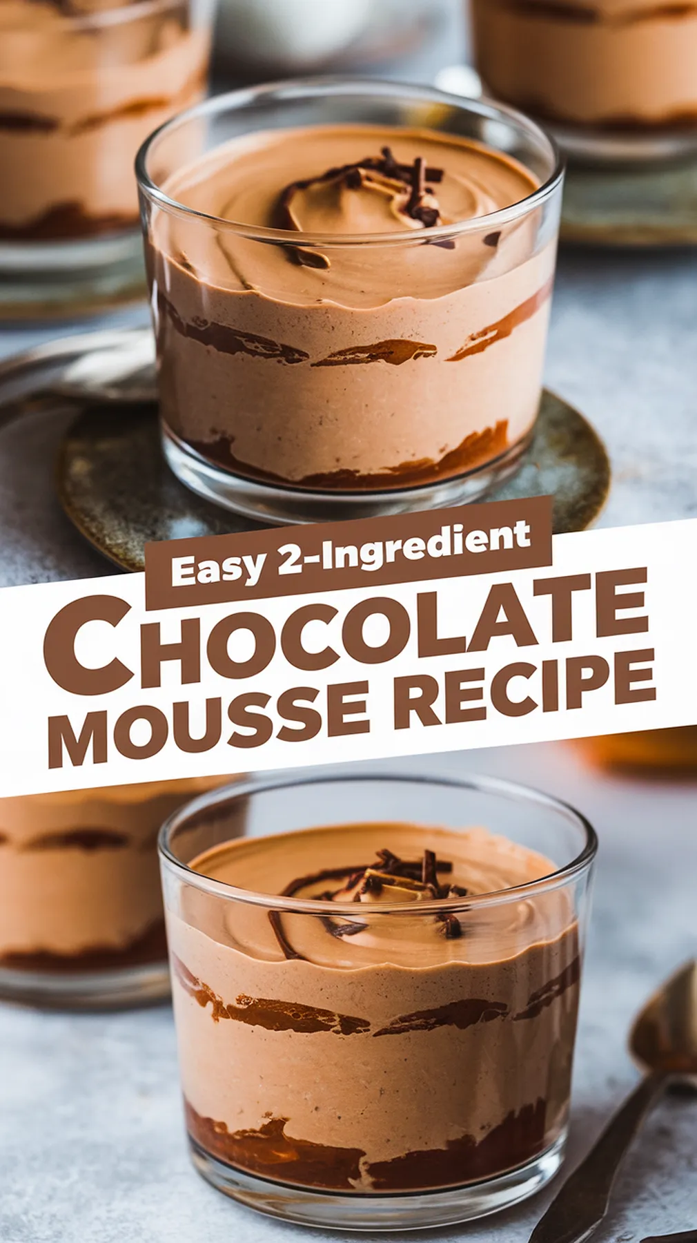 2-Ingredient Chocolate Mousse