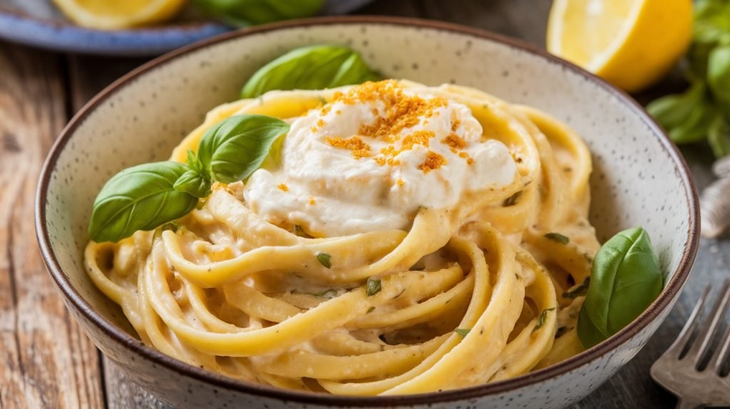 Vegan Lemon Ricotta Pasta Recipe