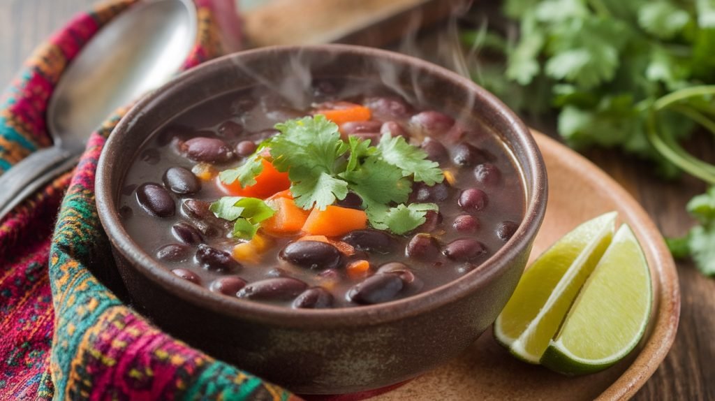 Vegan Smoky Black Bean Soup Recipe