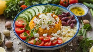 Mediterranean Cauliflower Rice Bowl