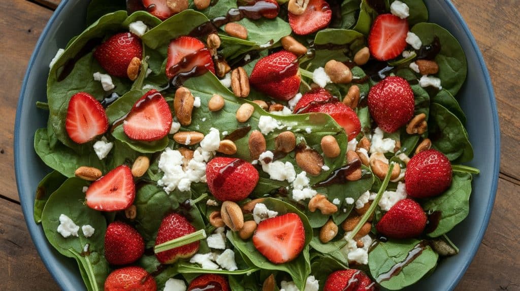 Strawberry-Spinach Salad