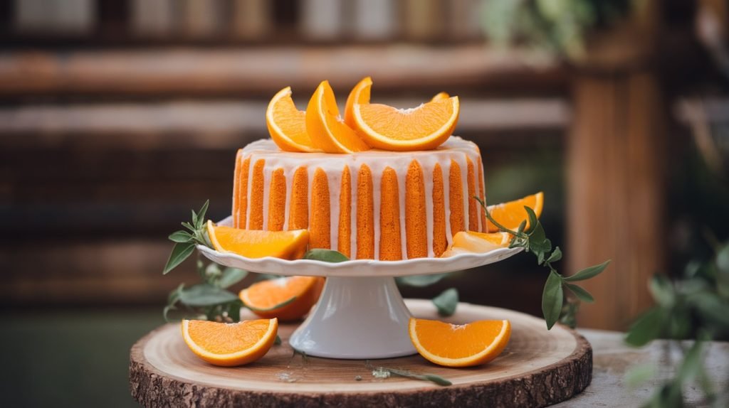 Easy Citrus Iced Orange Cake Recipe