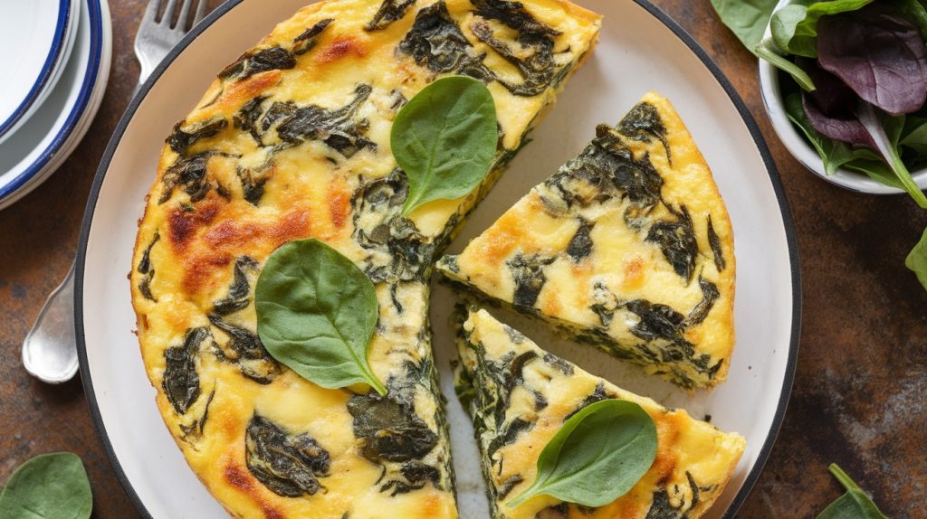 Gluten-Free Spinach and Cheese Frittata