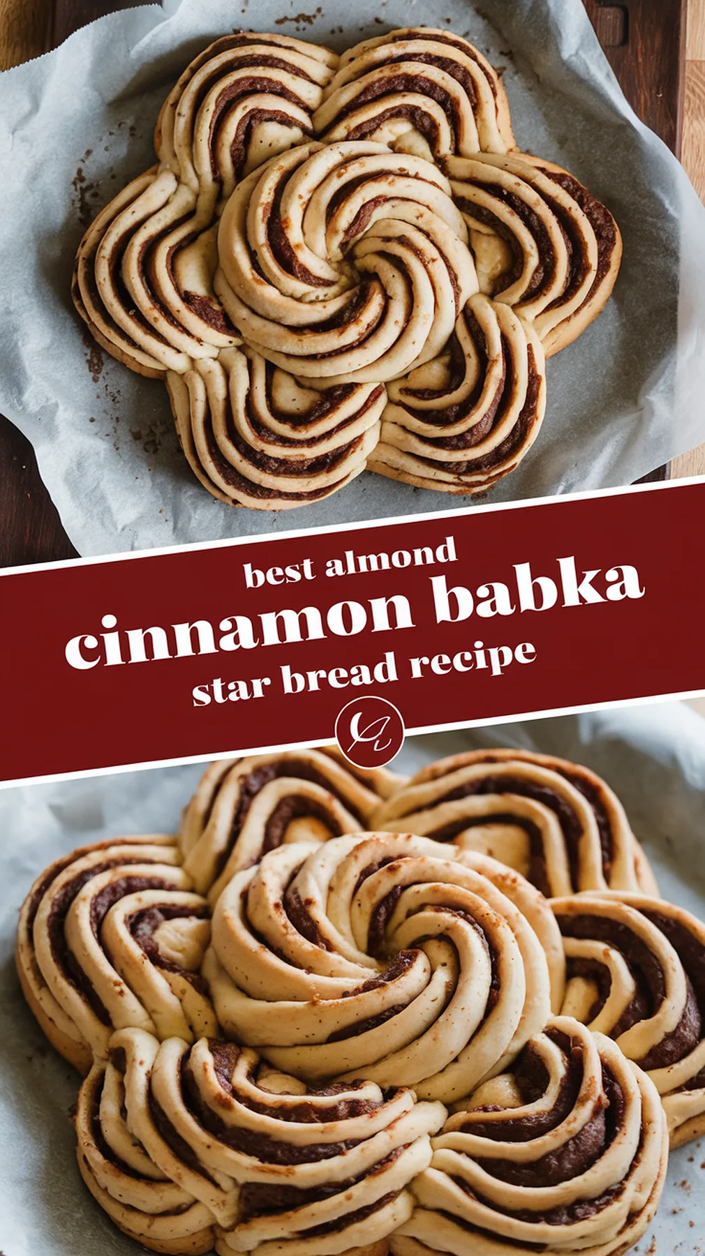 Almond Cinnamon Babka Star Bread