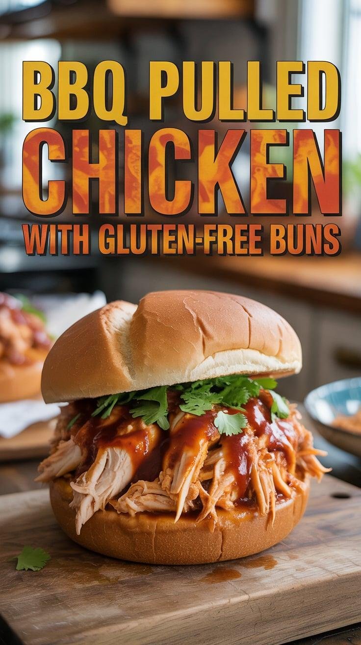 BBQ Pulled Chicken with Gluten-Free Buns
