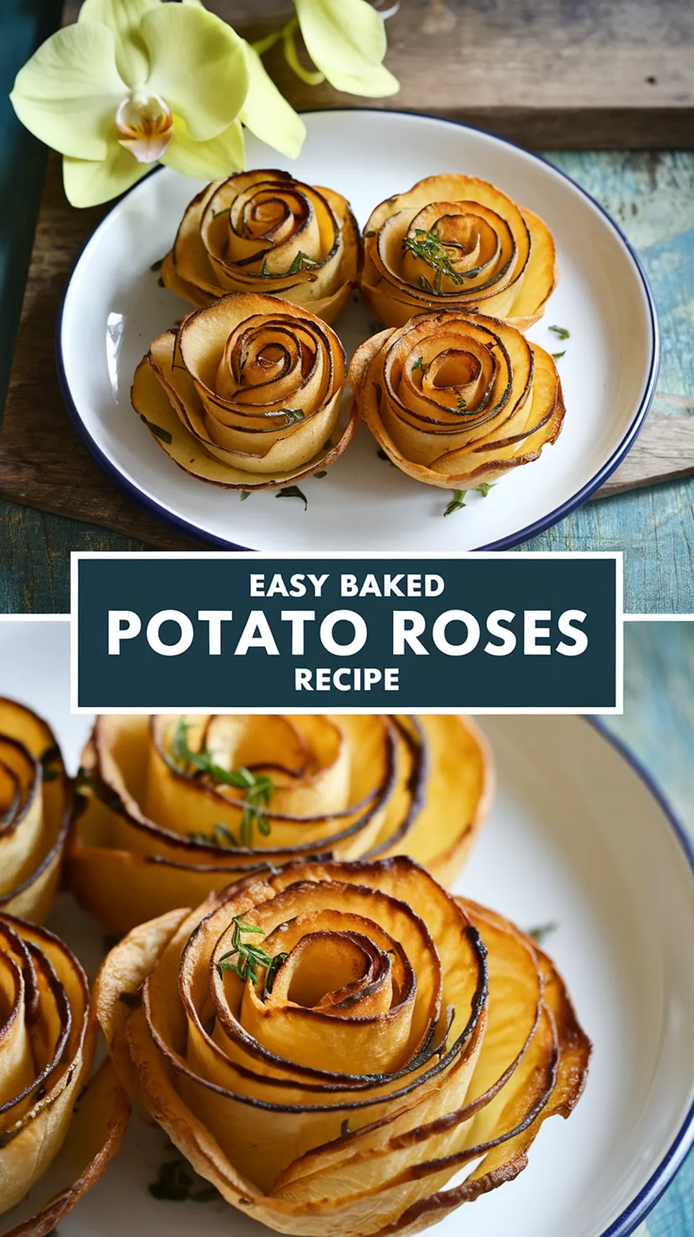 Baked Potato Roses