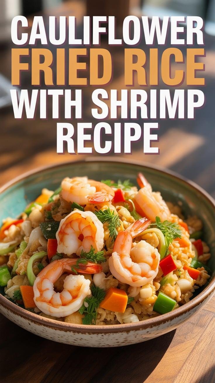 Cauliflower Fried Rice with Shrimp