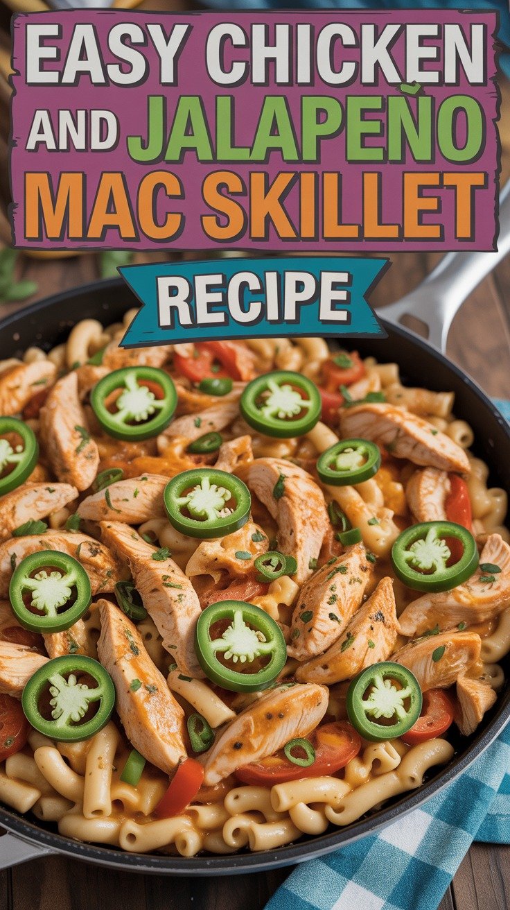 Chicken and Jalapeño Mac Skillet