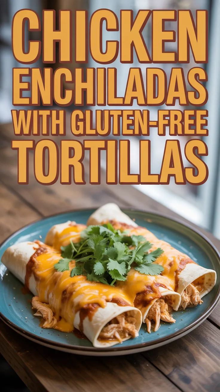 Chicken Enchiladas with Gluten-Free Tortillas
