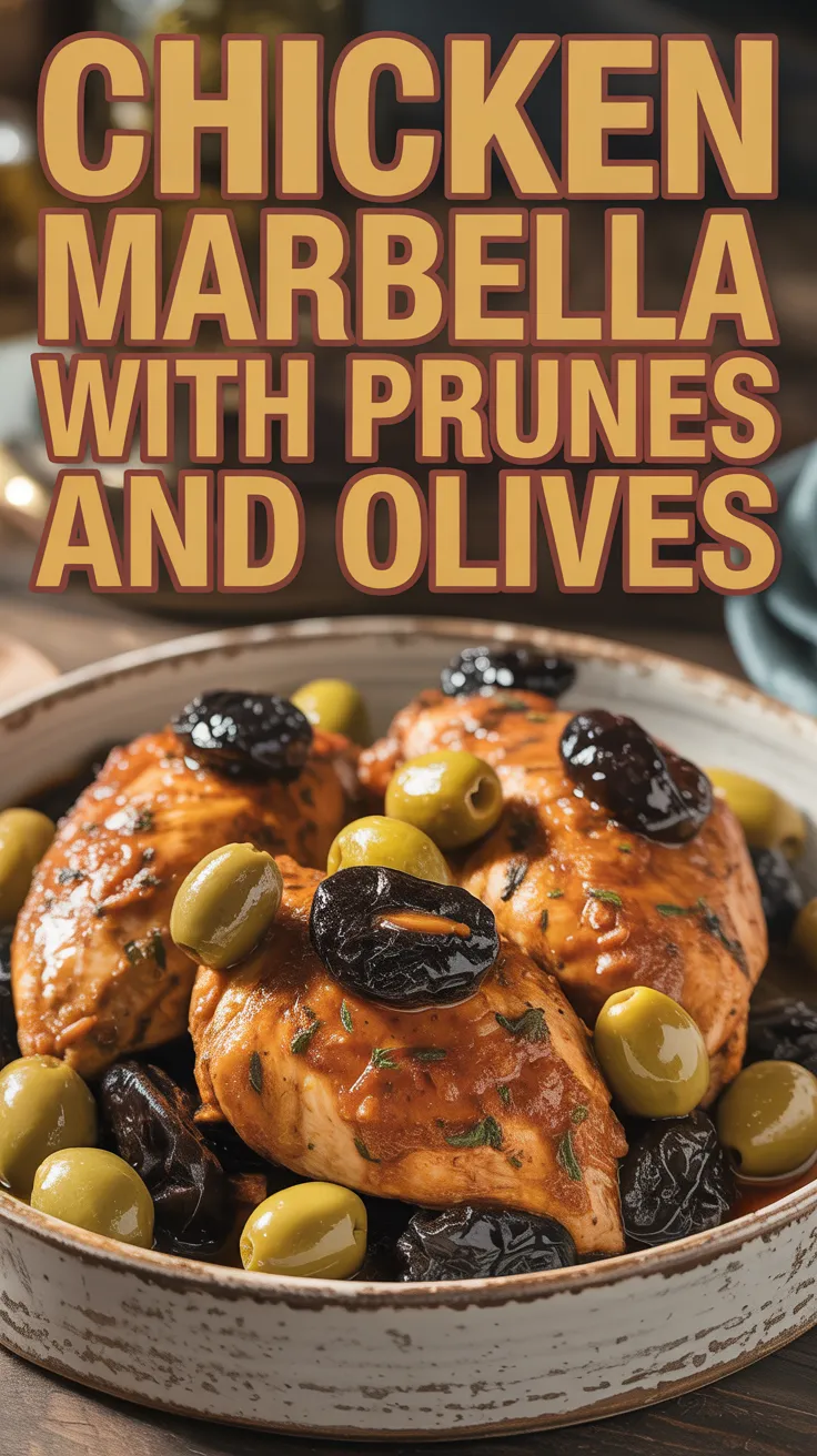 Chicken Marbella with Prunes and Olives