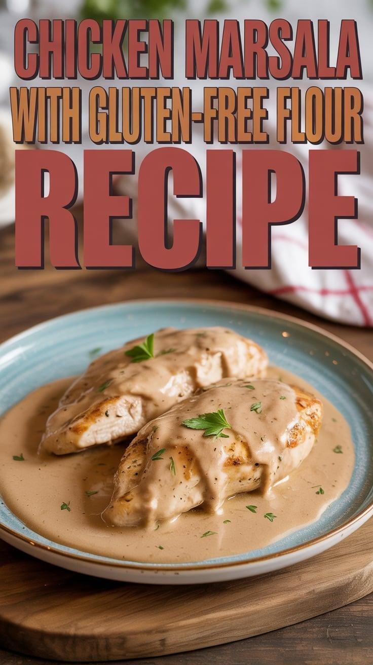 Chicken Marsala with Gluten-Free Flour