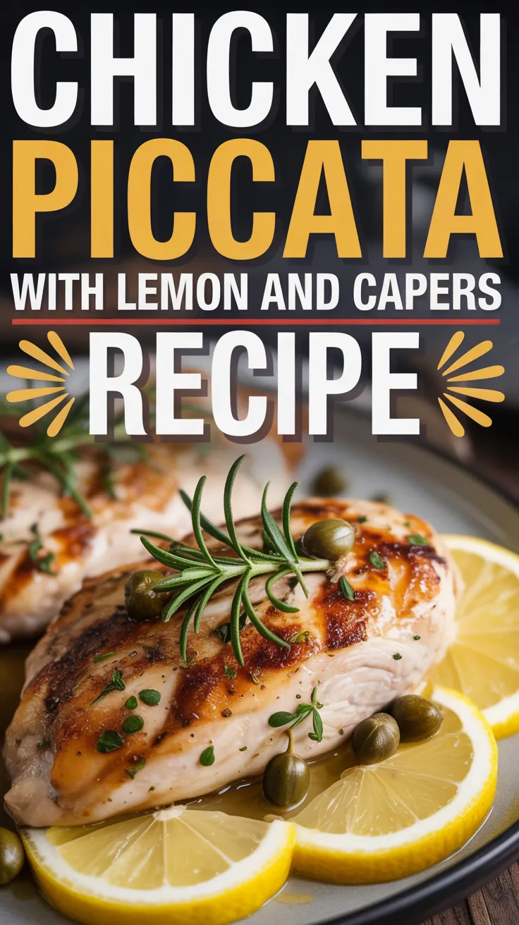 Chicken Piccata with Lemon and Capers