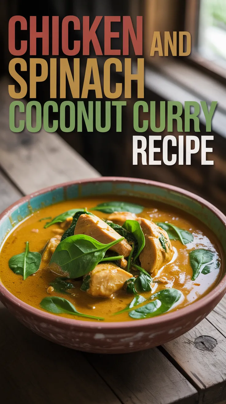 Chicken and Spinach Coconut Curry