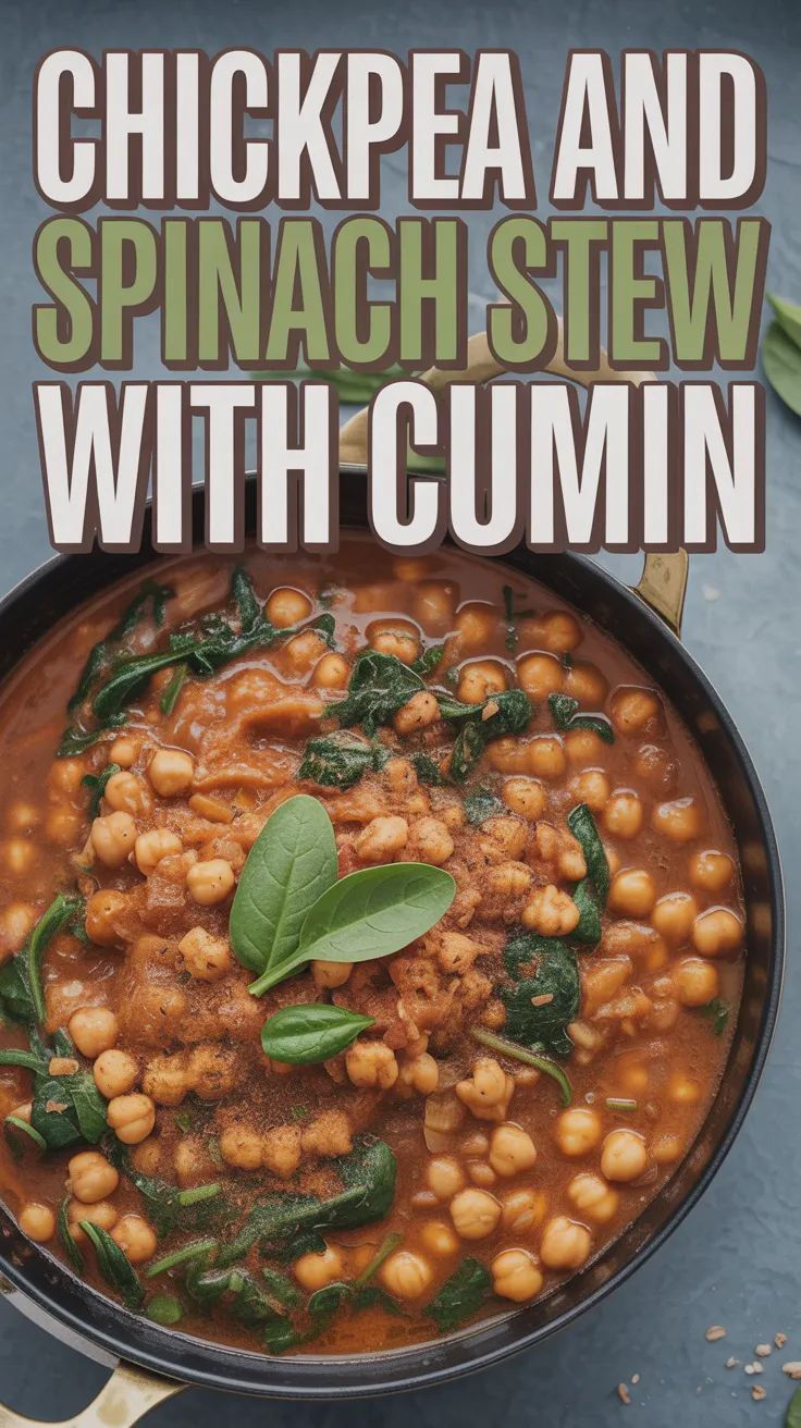 Chickpea and Spinach Stew with Cumin