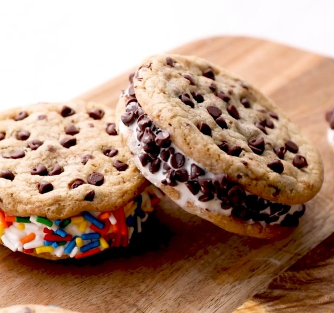 Chocolate Chip Ice Cream Sandwiches Recipe
