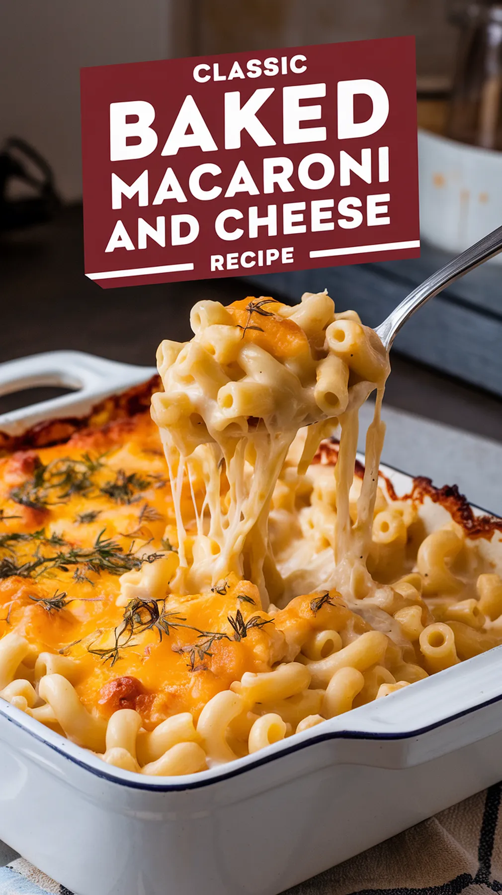 Classic Baked Macaroni and Cheese