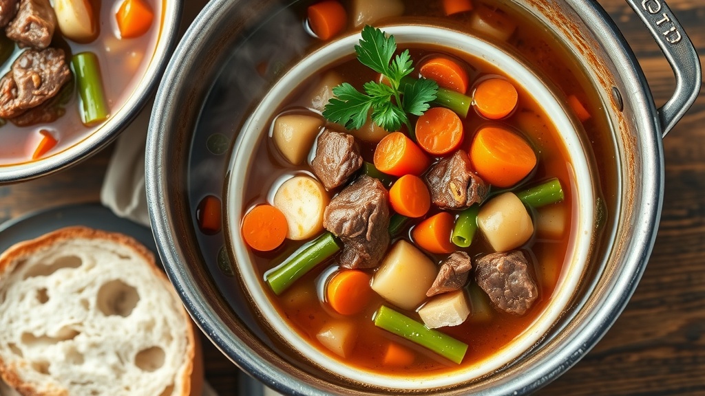 Old-Fashioned Beef Vegetable Soup