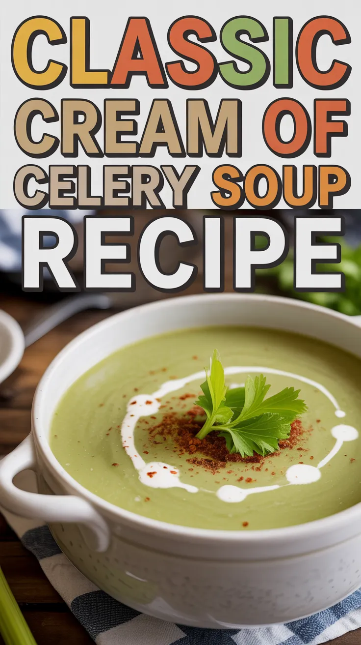 Classic Cream of Celery Soup